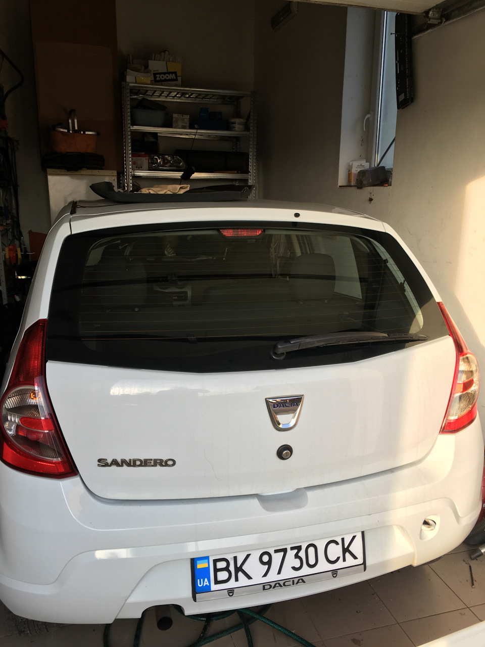 Dacia sandero тонування 1