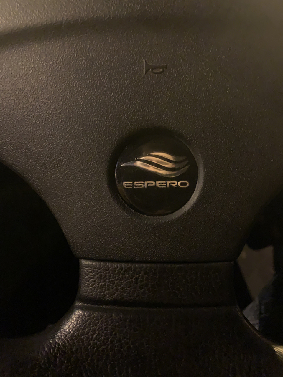 Шильдик Espero на кермо 3