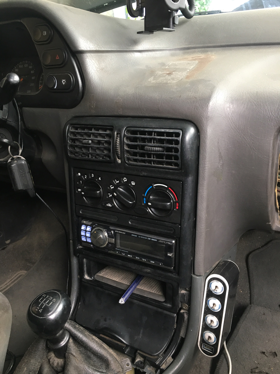 Сток консоль або перехід з 2din на 1din 5