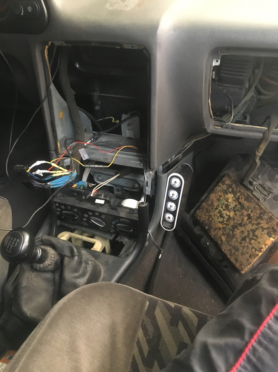 Сток консоль або перехід з 2din на 1din 3