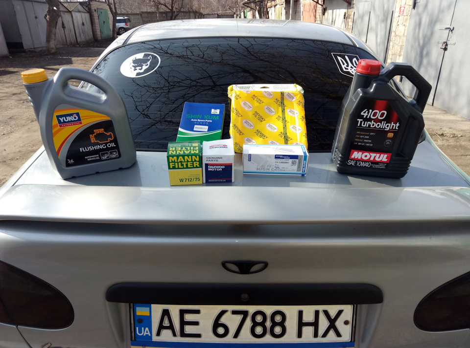 І знову ТО (165 т.км.). Переходимо на Motul'чик :) 2