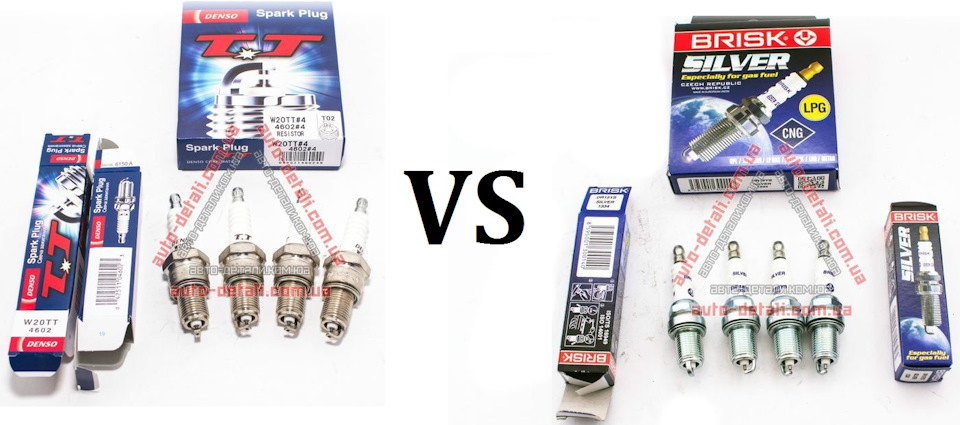 BRISK SILVER LPG vs DENSO W20TT. Порівняння свічок для газу 1