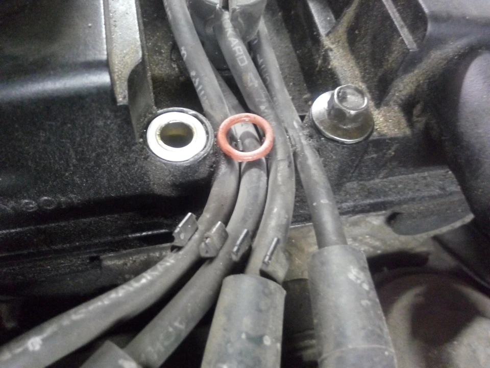 Змінив повторно кільця болтів клапанної кришки