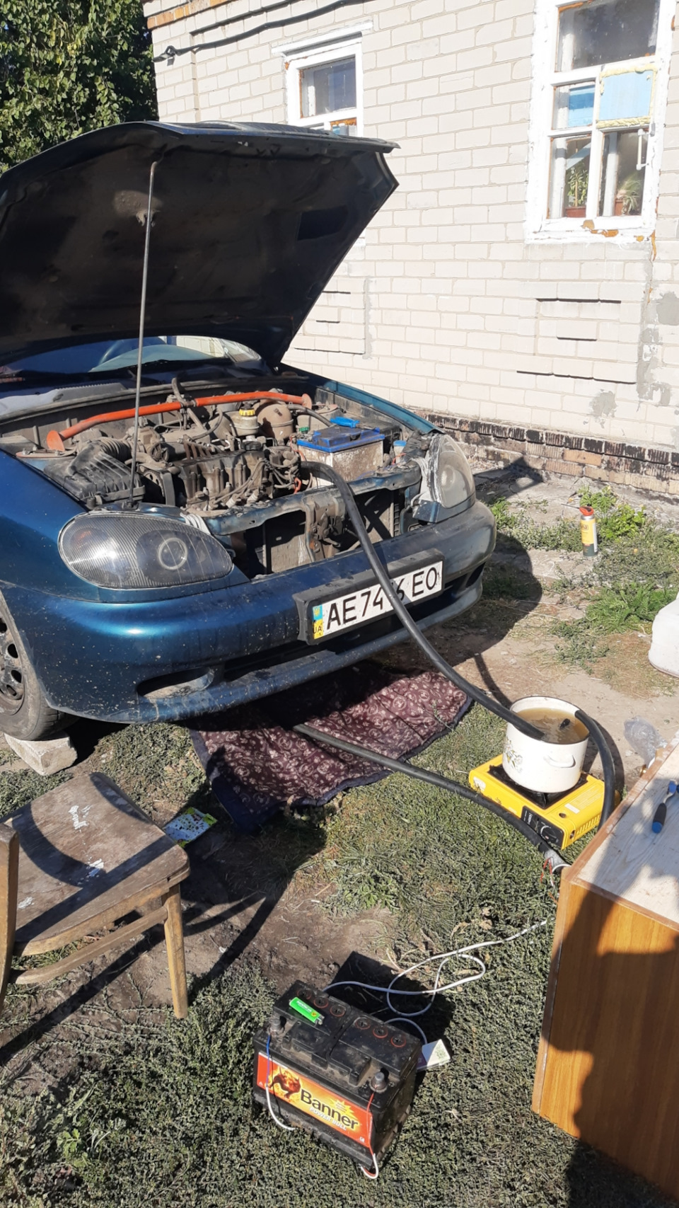 Промивання радіатора обігрівача 2