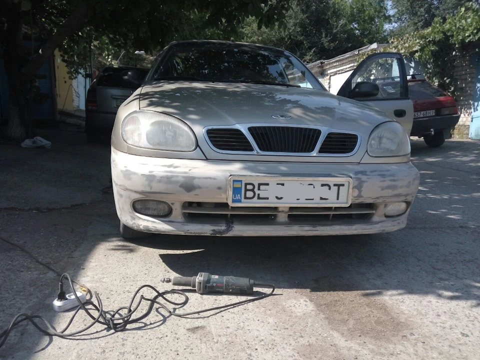 Посвітліли фари) + бампер