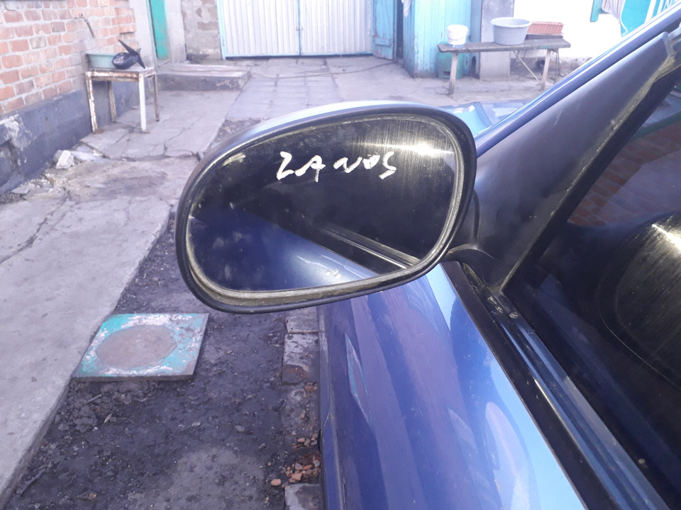 Заміна дзеркала бічного лівого на Daewoo Lanos 2