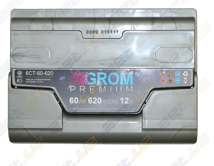 Купив новий акумулятор GROM 60AH L+620A 4