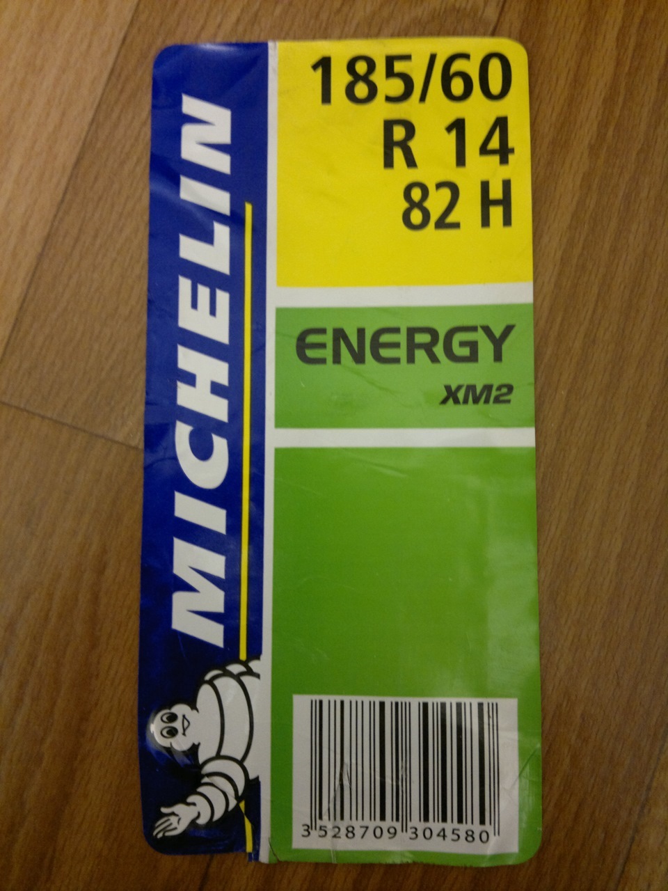 Michelin Energy XM2 185/60 R14 82H & Borbet 3