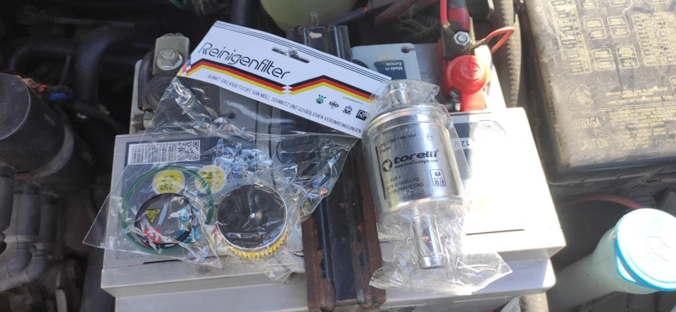 Заміна фільтрів ГБО. За регламентом