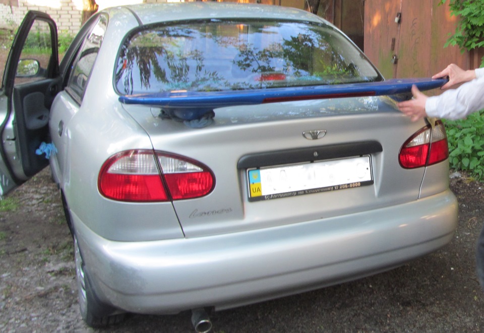 Спойлер Subaru WRX на Lanos 2
