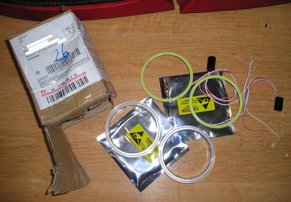 Світлодіодні ангельські очі НОВОГО ТИПУ! COB LED Angel Eyes 1