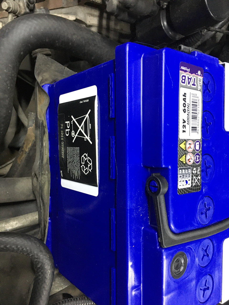 Заміна акумулятора на TAB Polar 12 v 60 Ah 3