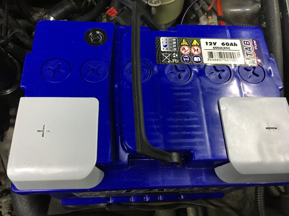 Заміна акумулятора на TAB Polar 12 v 60 Ah 2