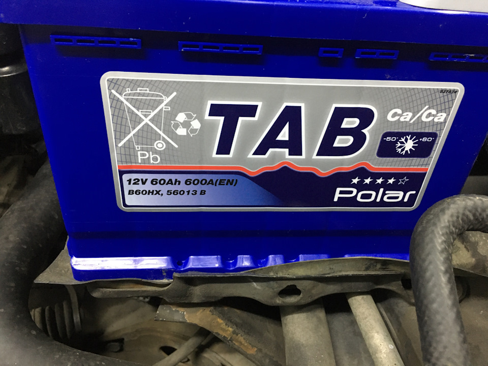 Заміна акумулятора на TAB Polar 12 v 60 Ah 1