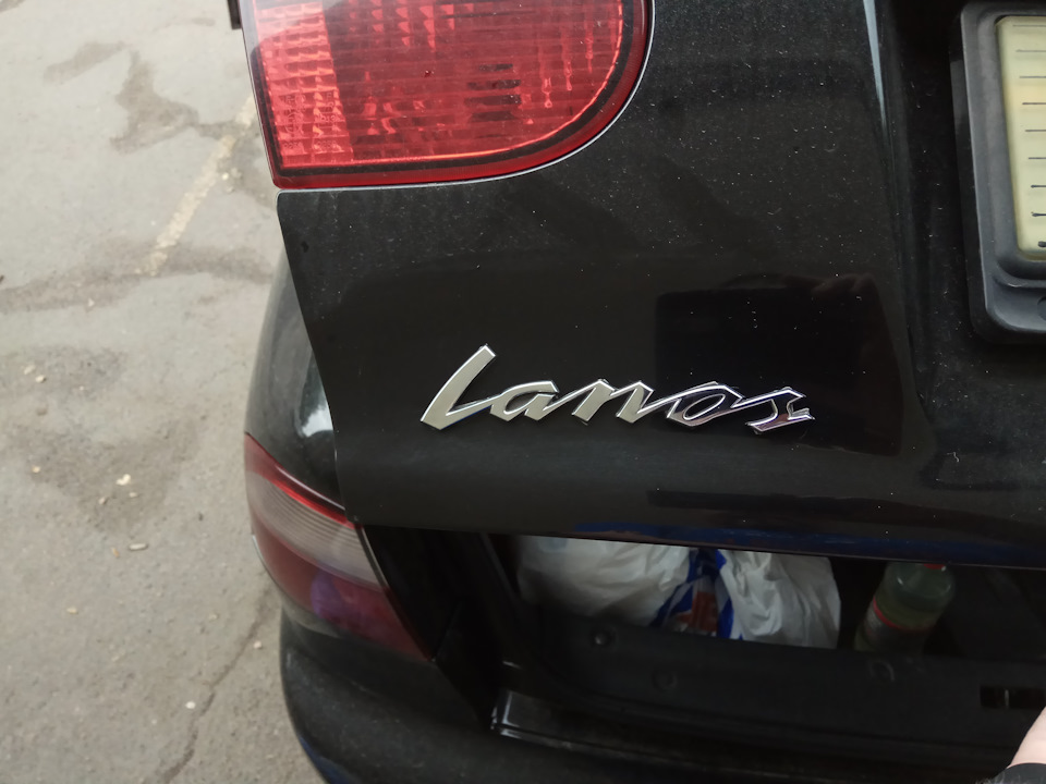 Оригінальний напис Lanos , встановлення салонного фільтра та другий реєстратор. 1