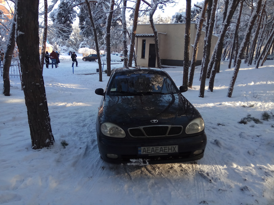 Перший нормальний сніг у Дніпрі 21.01.2018 1
