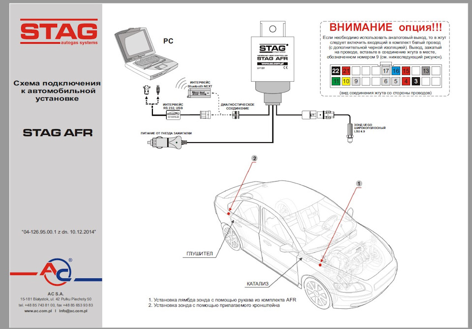 Покупка Stag AFR - аналізатор вихлопних газів 1