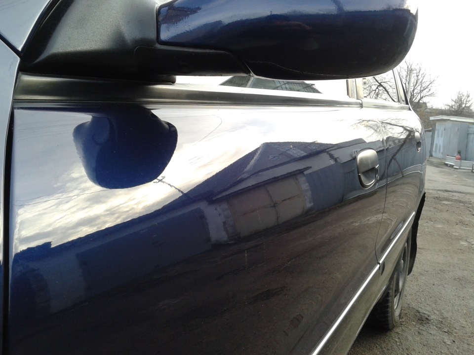 Soft 99 Mirror Shine після одного дощового дня 3