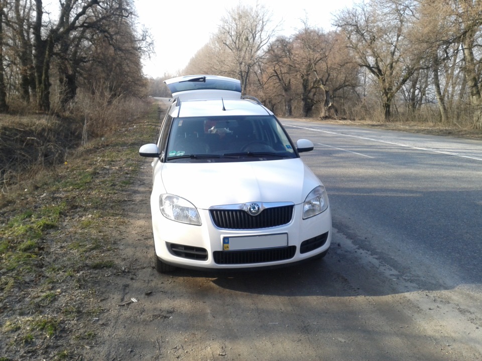 Тепер ми на Skoda Roomster 1