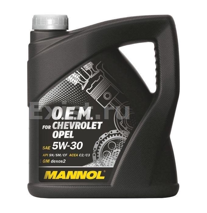 MANNOL GM40144 Масло моторне синтетичне "7701 OEM for Chevrolet Opel 5W-30", 4л 1