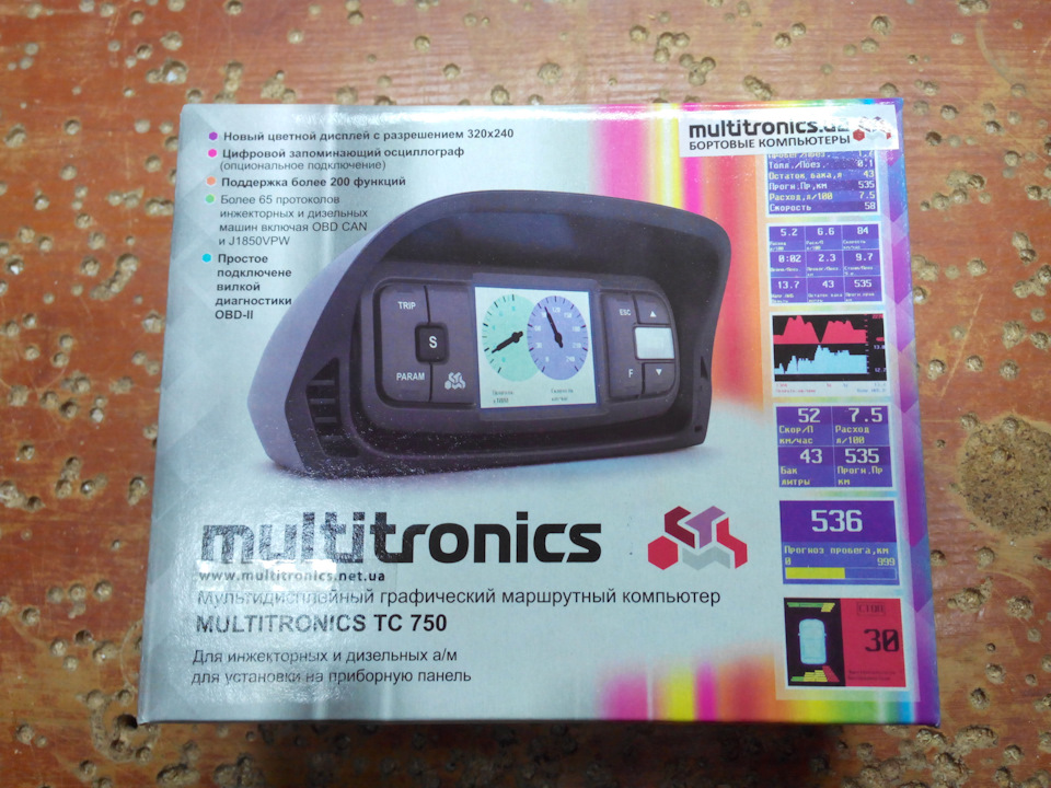 БК Multitronics TC 750 в ланос 1,6. 2