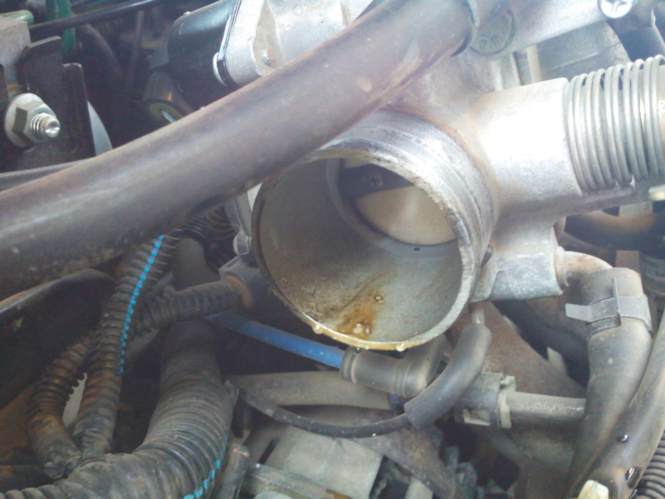 HELP конденсат у дроселі. 5