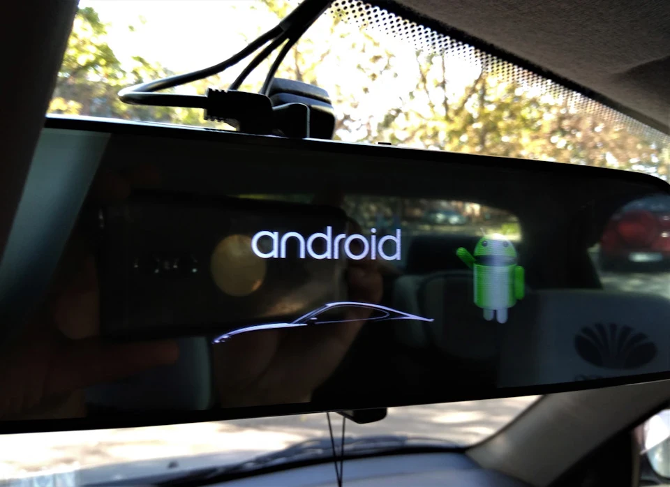 Встановлення дзеркала реєстратора К36 Android LCD7 1/16Gb.