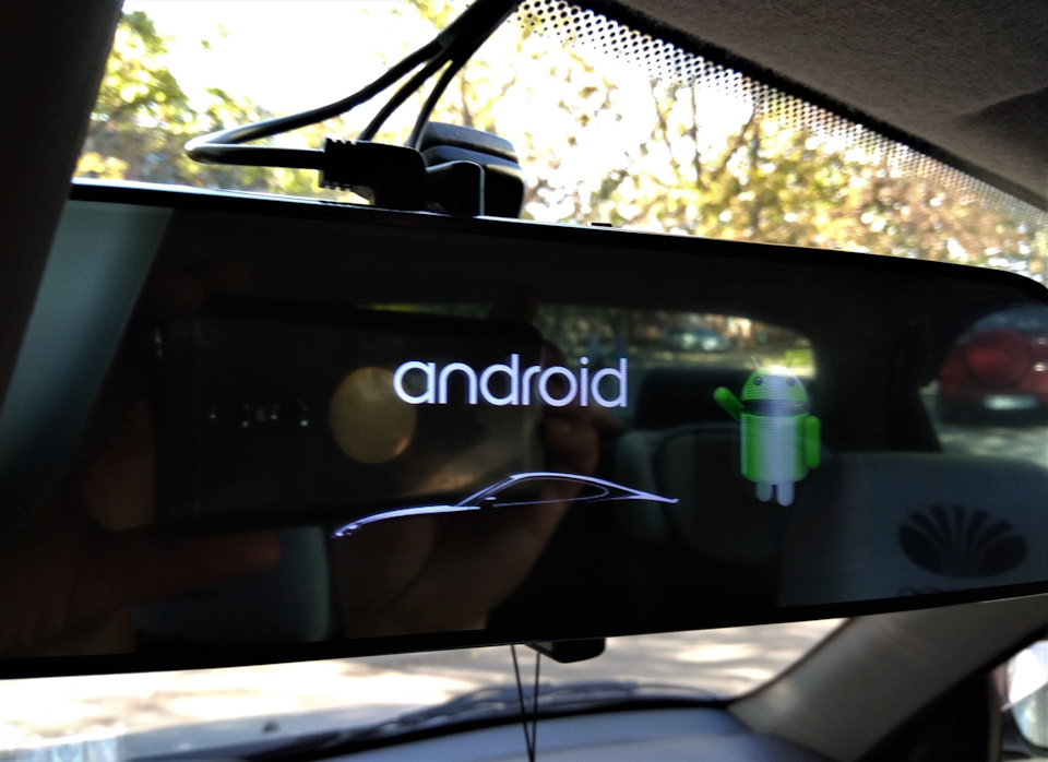 Встановлення дзеркала реєстратора К36 Android LCD7 1/16Gb. 1