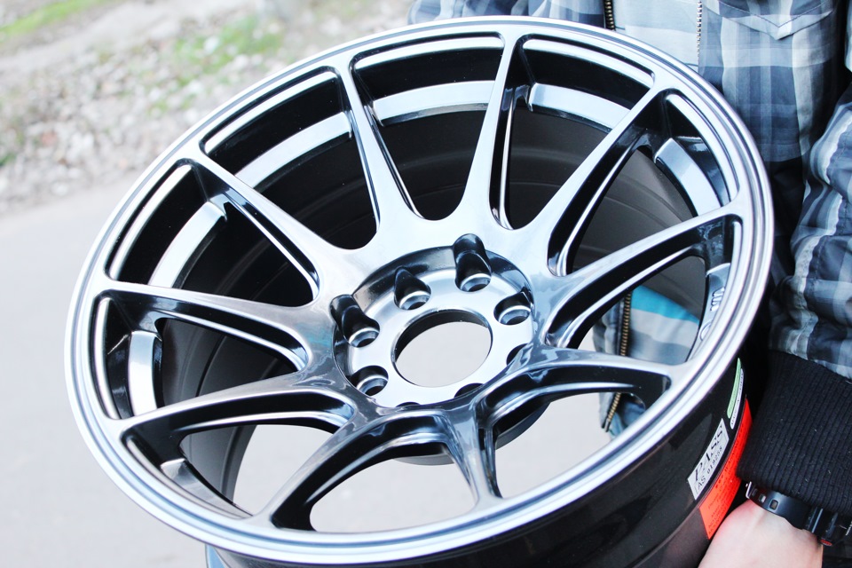 XXR 527 R15xj8.25 4x100 offset +0 CHROMIUM BLACK 4