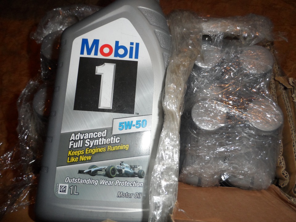 масло 5w50 Mobil 1 2