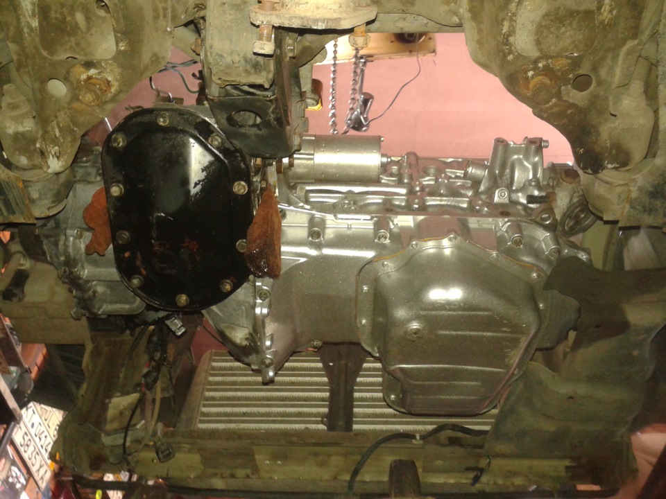 складання ч.1 НИЗ x20xev і КПП D16 вже в ланосі) 4