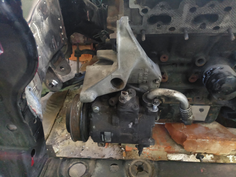 кастом кронштейни V6+AC+АКПП AF20 ч.1 2