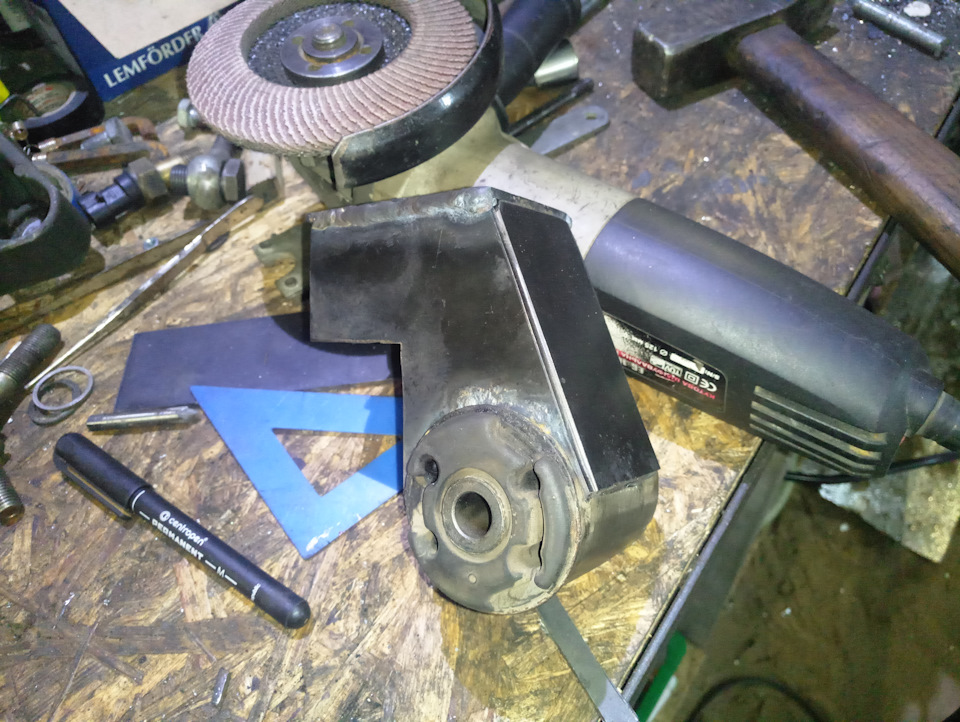 кастом кронштейни V6+AC+АКПП AF20 ч.2 4