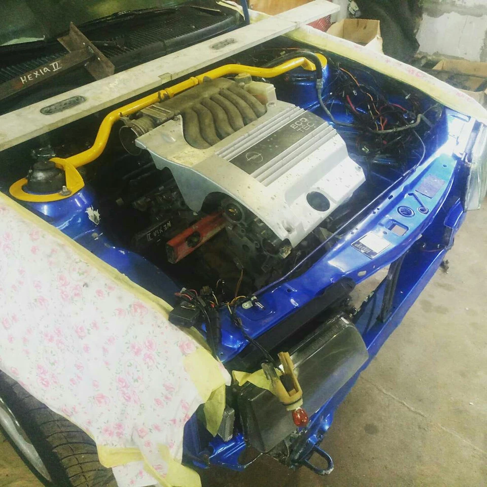 моя перша 1000км позаду. почав свап kadett E gsi v6 3.2