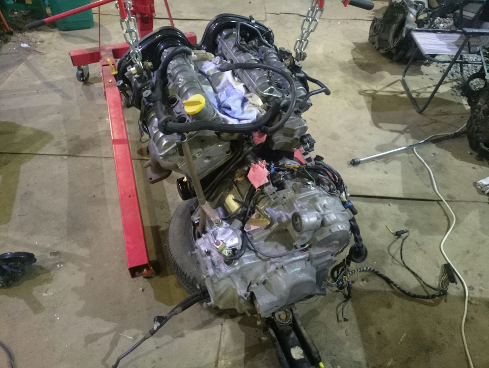 установка ДВС v6 3.2х32se +AT/АКПП +АС/кондер 1