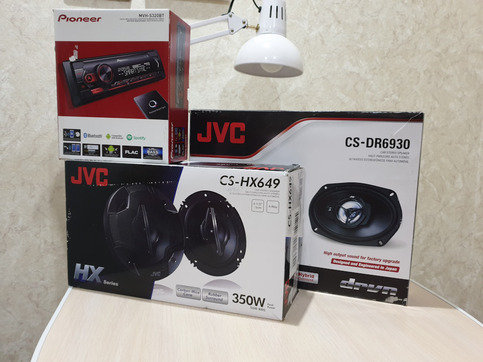 Pioneer + JVC фронт та тил 2