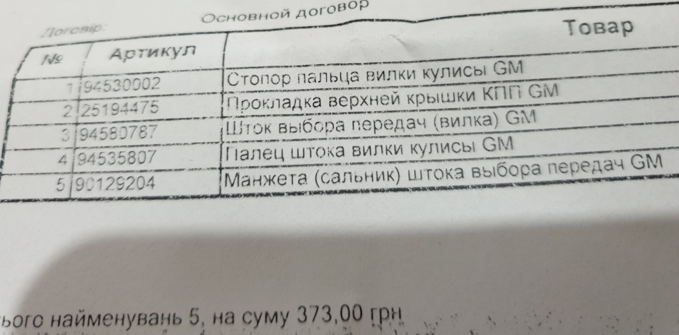 Підшипники задньої маточини і сальник штока вибору передач, ну і сам шток звичайно. 4