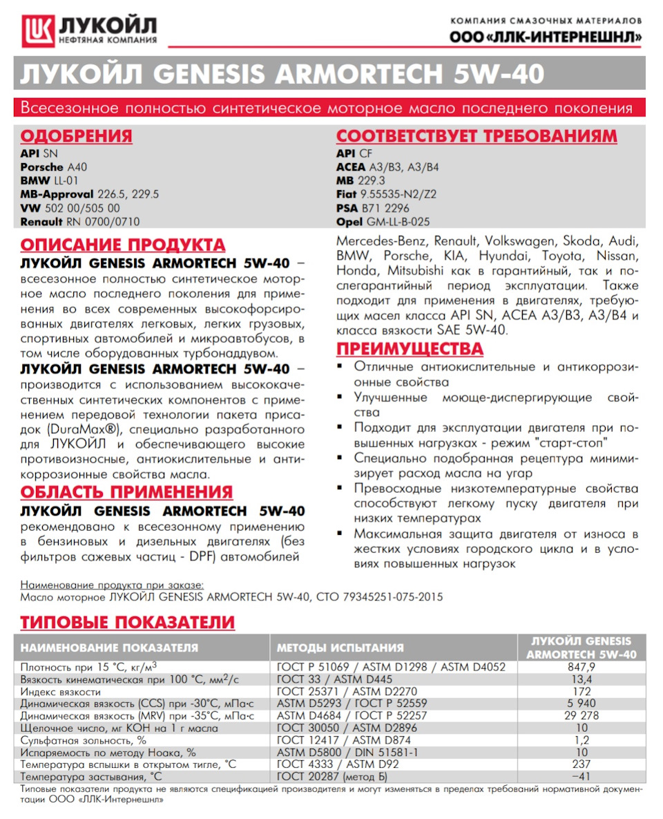 Заміна мастила та фільтрів 5