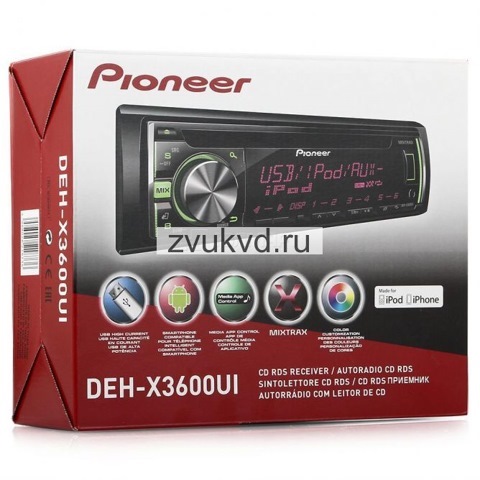 автомагнітола PIONEER DEN X3600UI 1