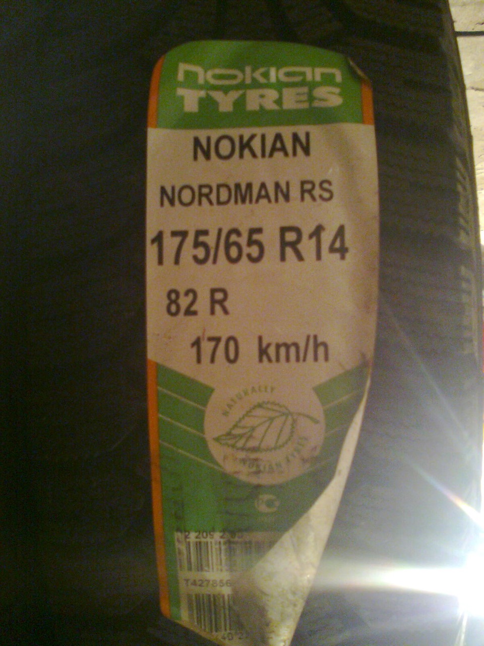 нове лиття ДИСКИ & ШИНИ NOKIAN-nordmanRS 175/65R14 2