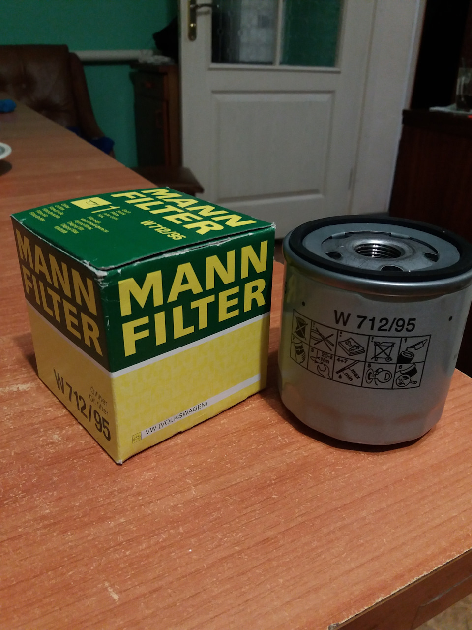 MANN-FILTER W 712/95 VAG в Ланьку)) 1