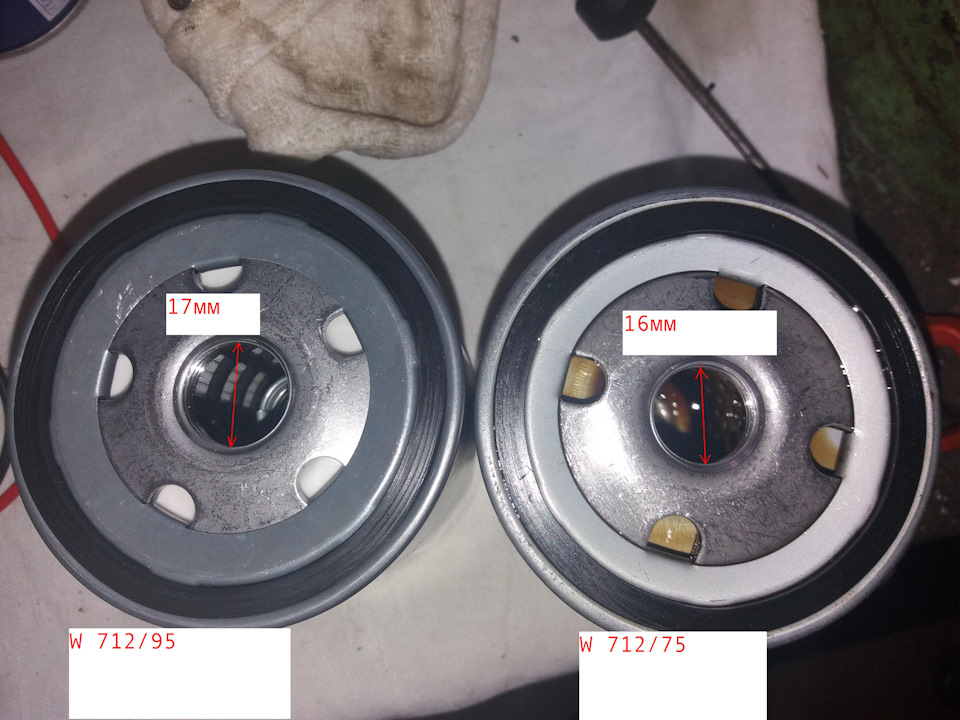 MANN-FILTER W 712/95 VAG в Ланьку)) 5