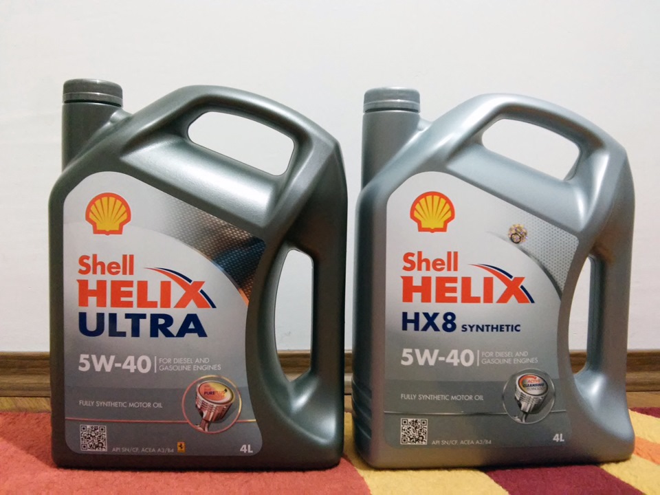 Масло "Shell Helix Ultra" (5W40) або нарешті визначився) ... 5