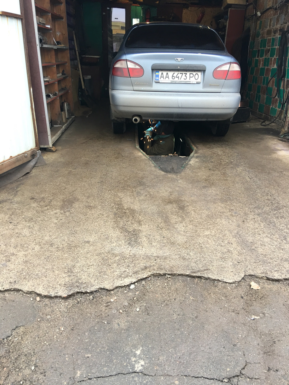 Зварювання глушника 2