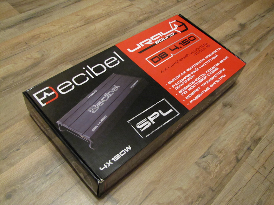 Автозвук: 4-х канальний підсилювач - URAL Decibel 150.4 v3 1