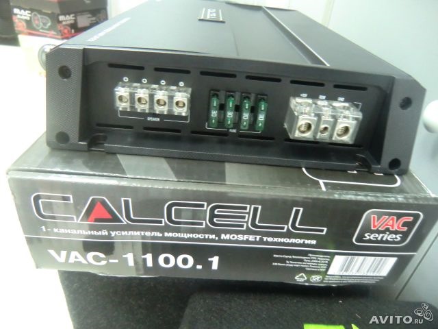 Покупка підсилювача CALCELL VAC 1100.1 3