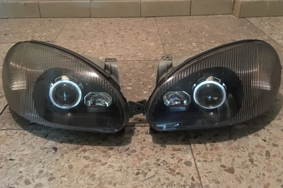 Фари ланос тюнінг (Led лінзи Mazda CX-5) частина 3