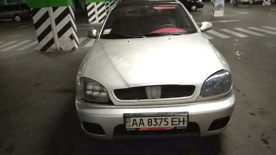 Full led фари на ланос, перша примірка 1
