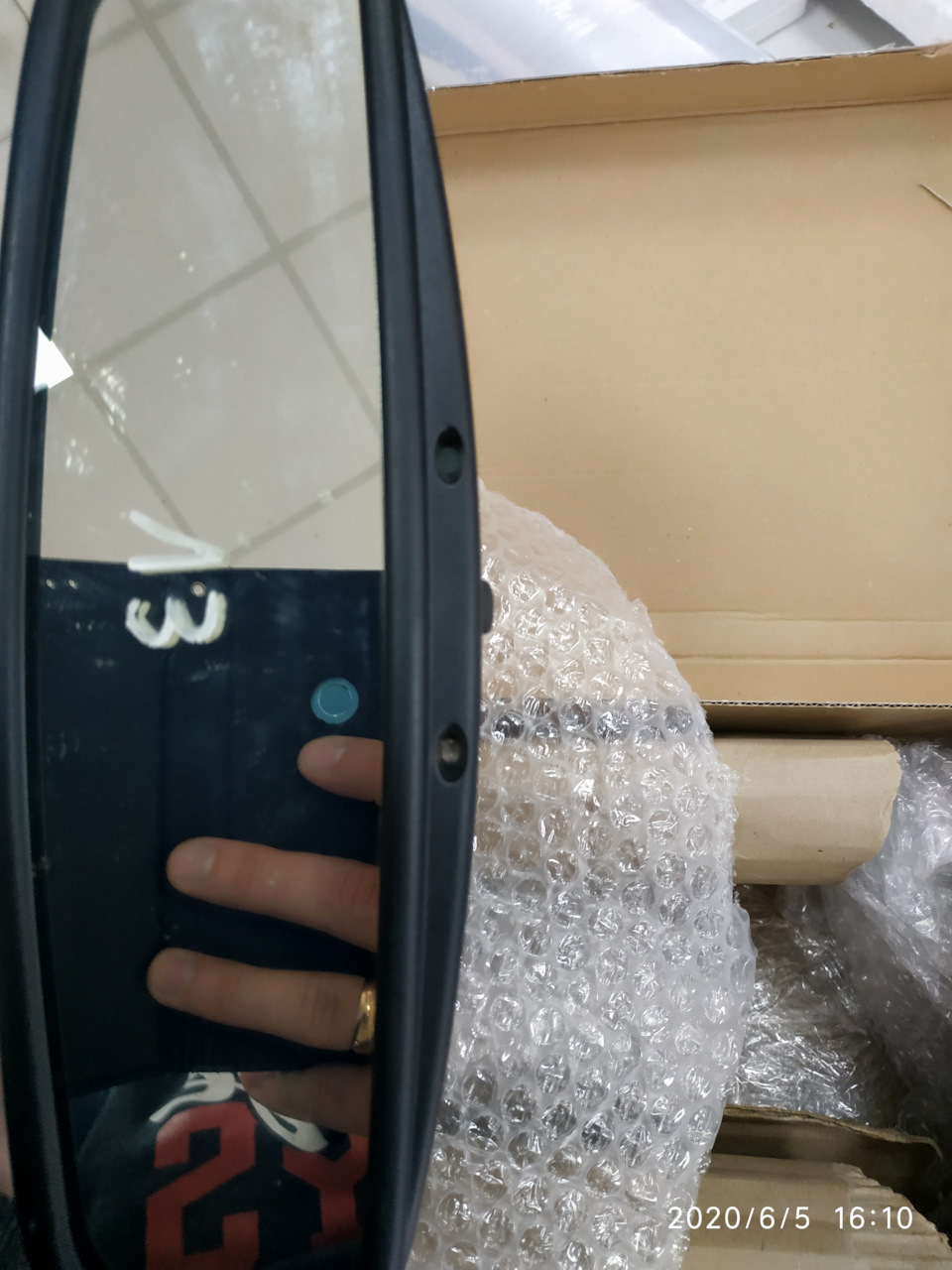 Дзеркало салонне, заднього виду від Шевроле єванди 3