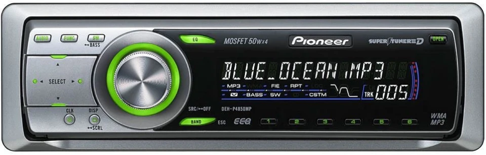 Запис для себе. Налаштування звуку в Pioneer DEH-4850MPH